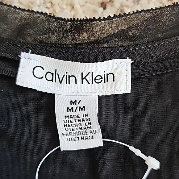 NWOT Calvin Klein black top sz M - Picture 7 of 13